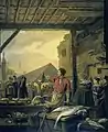 Le marché de poissons à Anvers (1827), Rijksmuseum, Amsterdam.