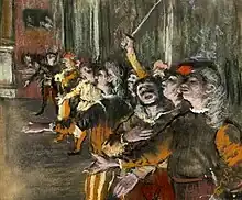 Degas, Les Choristes (musée d'Orsay, 1877)