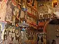 Fresque restaurée à l’intérieur de l’église