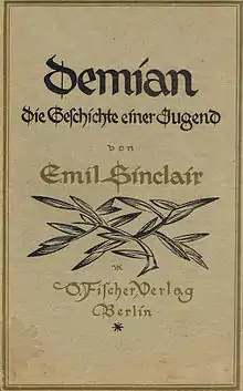 Photographie de la page de titre d'un livre.