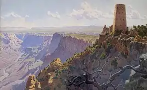 Desert View Watchtower, 1932, Museum of Northern Arizona (en).