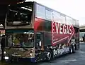 Un autobus à double étage Evo 500.
