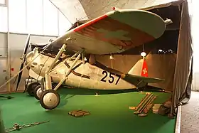 Vue de l'avion.