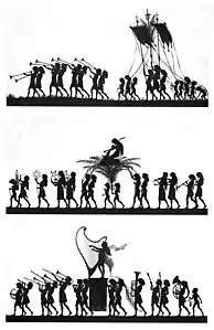 Per aspera ad astra (1887), détail de la fresque co-réalisée par Fidus et Diefenbach.