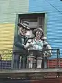 Statue de Diego au Centro de los Artistas
