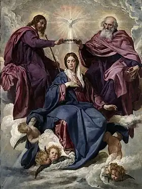 Diego Vélasquez, Couronnement de la Vierge, 1645