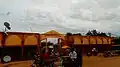 Taxi Moto devant le marché de Diffa.