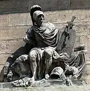 Statue de Mars.