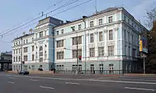 Façade de l'académie diplomatique de Russie au numéro 53.