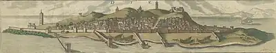Diu, in Braun et Hogenberg, 1582
