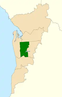 Carte de la circonscription.