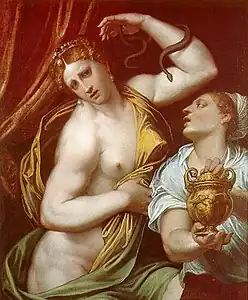 La Mort de Cléopâtre, 1552, Cesena, Fondazione Cassa di Risparmio.