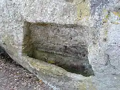 Un des sarcophages.