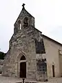 L'église Saint-Christophe, façade ouest (juin&nbsp;2013)