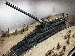 Maquette de Dora exposée au Militärhistorisches Museum der Bundeswehr (en) à Dresde.