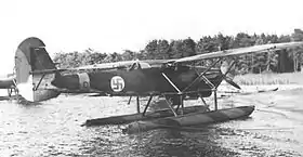 Vue de l'avion.