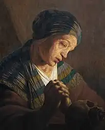 Marie Madeleine en méditation, huile sur toile, 69&nbsp;×&nbsp;55,5&nbsp;cm, (musée de la Chartreuse de Douai).