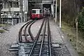 Station permettant aux automotrices de se croiser.