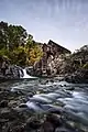 En aval de Crystal Mill.