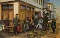 Une rue de Dojran au début du XXe&nbsp;siècle.
