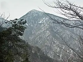 Vue en hiver.