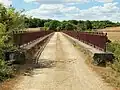 Vue de la chaussée du viaduc en août 2015.
