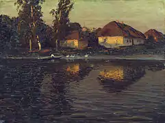 Le Soir en Ukraine.