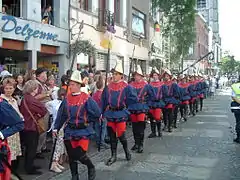 Les hommes d'armes du XVIe&nbsp;siècle.