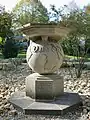 Hommage au dictionnaire dans le jardin public de Bad Hersfeld