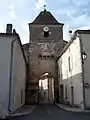 La tour de l'Horloge, côté est (oct.&nbsp;2012).