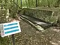 Site du canon allemand, l'abri souterrain.