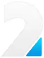 Ancien logo de Dvojka de janvier 2004 à mars 2012