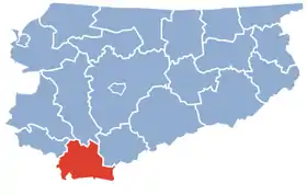 Localisation de Powiat de Działdowo