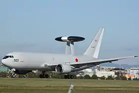 Vue de l'avion.