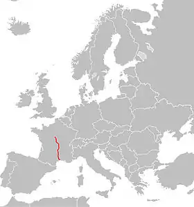 Itinéraire de la route européenne 11