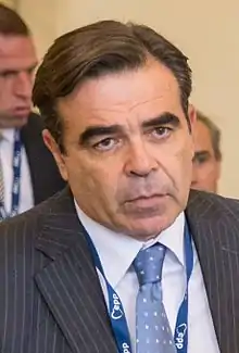 Margarítis Schinás en 2016