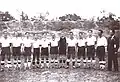 Équipe lors d'un match amical en 1931