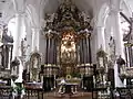 Intérieur de l'église Saint-Nicolas, Eupen (Johann Joseph Couven, 1744)