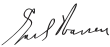 Signature de Earl Warren