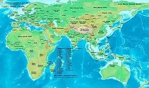 Carte sur laquelle se trouve la mention de Nri.