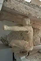 Héraclès en archer. Fronton est du temple d'Aphaïa.