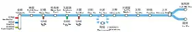 Voir la carte de la ligne.