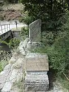 Stèle commémorant le passage de la Légion étrangère