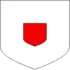 D'argent à un écusson de gueules