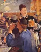 Coin de café-concert, 1878-1879 (97,5 × 77,5 cm), Londres, National Gallery.