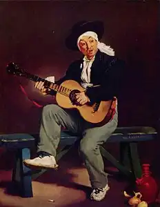 Le Chanteur espagnol, 1860 (147,3 × 114,3 cm), New York, Metropolitan Museum of Art.