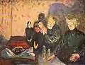 Edvard Munch, Combat pour la vie (1915), Statens Museum for Kunst, Copenhague.