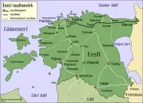 Image illustrative de l’article Ligne de Tallinn à Narva