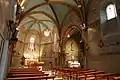 La nef et le chœur de l'église