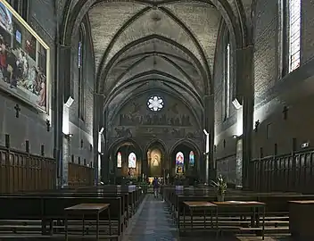 no&nbsp;12 bis : vue intérieure de l'église.